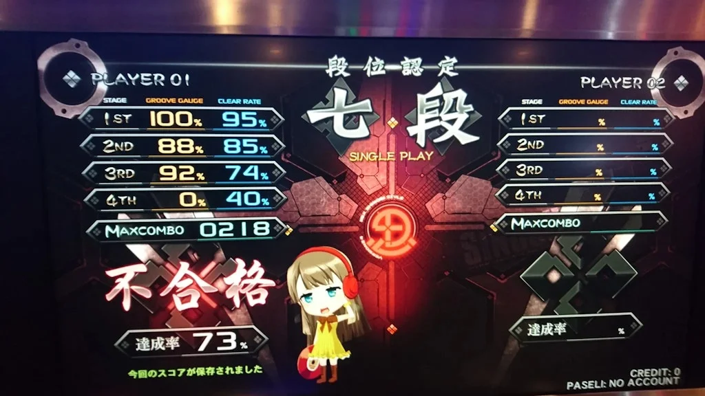 七段不合格。3曲目まではかなりできている